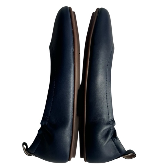 FitFlop Allegro Soft Leather Ballerinas Flat in Midnight Navy | 7 NWT - Picture 6 of 9